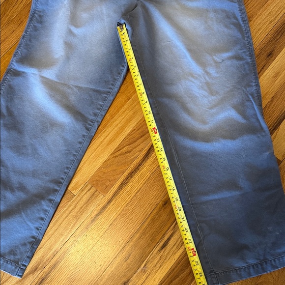 Free People Light Blue/ grey Cleo Washed Chino Pants size 12 - Picture 9 of 17